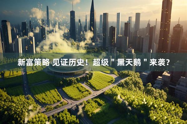 新富策略 见证历史！超级＂黑天鹅＂来袭？